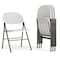 Flash Furniture 330 lb. Capacity Granite White Plastic Chair, 4PK 4-DAD-YCD-50-WH-GG - alternate 1